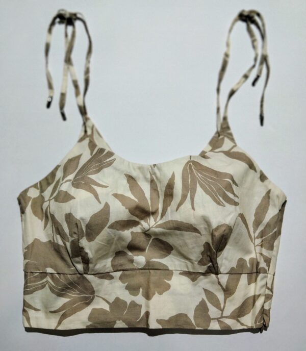 Blusa de Tiras Estampada