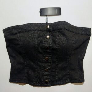 Blusa Strapless denim