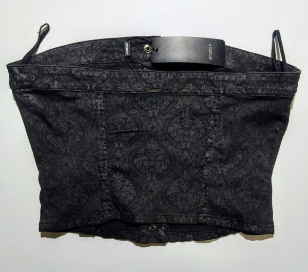 Blusa Strapless denim - Imagen 3