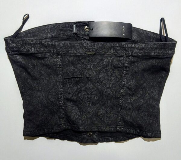 Blusa Strapless denim - Imagen 3
