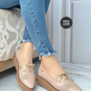 Zapatos de cuero B14-TAUPE